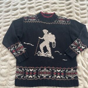 Vintage Eddie Bauer Hand-Knit Sweater